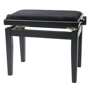 Gewa klupica za pianino Deluxe - crna mat