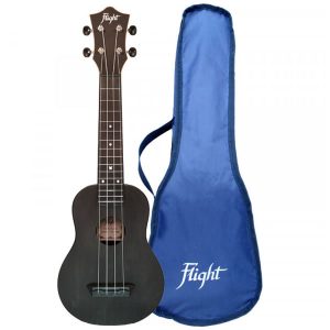 Flight TUS35 BK Travel Sopran ukulele s torbom crni