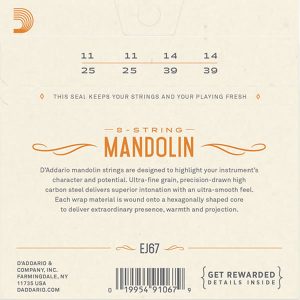 Daddario EJ67 žice za mandolinu - Slika 2