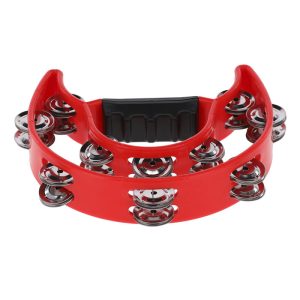 Gewa tamburin polumjesec crveni dupli - Slika 3