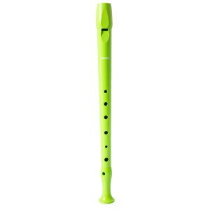 Hohner B95084LG Soprano German blok flauta Green