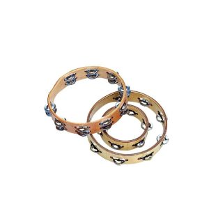 Tamburin sa zvoncima 20 cm drveni 8"