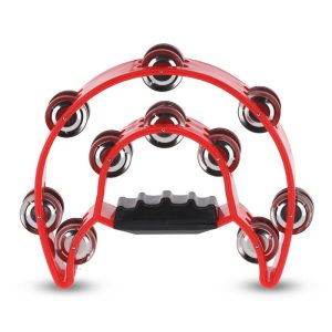 Gewa tamburin polumjesec crveni dupli - Slika 2