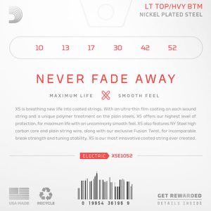 Daddario XSE1052 10-52 NICKEL PLATED žice za električnu gitaru - Slika 2