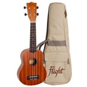 Flight NUS310 NAT sopran ukulele s torbom