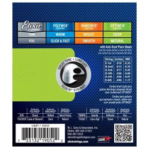 Elixir 10052 Optiweb 10-46 žice za električnu gitaru - Slika 2