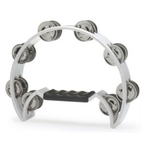 Gewa tamburin polumjesec bijeli jednostruki