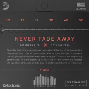Daddario XTE1052 10-52 žice za električnu gitaru - Slika 3