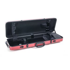 Gewa Pure 2.4 Polycarbonate Oblong Red kofer za violinu 4/4 - Slika 2