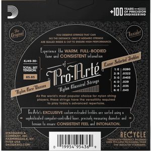 Daddario EJ45-3D ProArte NT žice za klasičnu gitaru 3 pack - Slika 3