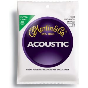 Martin M500 Acoustic 10-47 Phosphor Bronze žice za akustičnu gitaru 12 žica