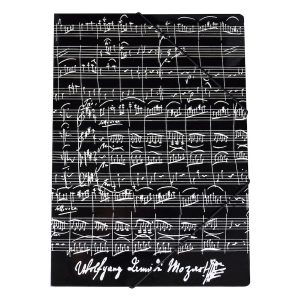 Vienna World mapa crna Mozart