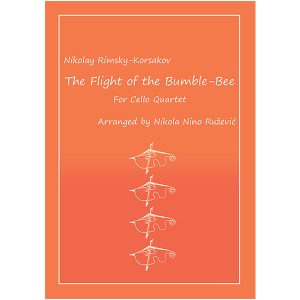 N.Rimsky-Korsakov:The flight of the Bumble Bee-for cello quartet