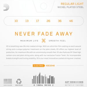 Daddario XSE1046 10-46 NICKEL PLATED žice za električnu gitaru - Slika 2