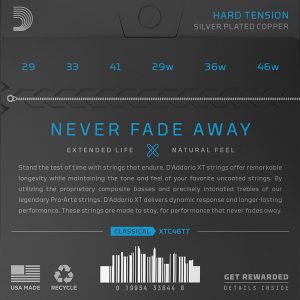 Daddario XTC46TT Dynacore/Titanium HT žice za klasičnu gitaru - Slika 2