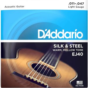 Daddario EJ40 Silk&Steel 11-47 žice za akustičnu gitaru