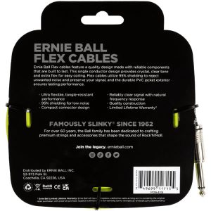 Ernie Ball 6419 Flex Green 6m instrumentalni kabel - Slika 2