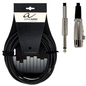 AlphaAudio mikrofonski kabel 3m