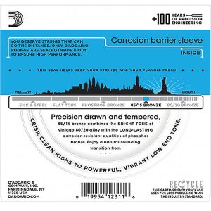 Daddario EZ940 10-50 žice za akustičnu gitaru 12 žica - Slika 3