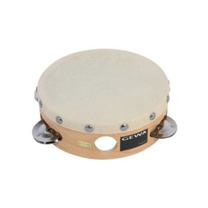 Gewa tamburin sa kožom i zvoncima 15cm