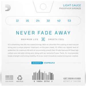 Daddario XSAPB1253 12-53 PHOSPHOR BRONZE žice za akustičnu gitaru - Slika 2