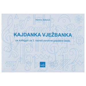 M. Belković: Kajdanka vježbanka za solfeggio za 2. razred OGŠ