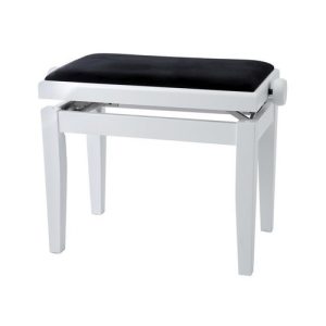 Gewa klupica za pianino Deluxe - bijela mat