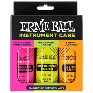 Ernie Ball 3-pack Instrument Care s krpicom