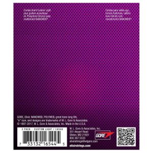 Elixir 3 PACK 11-52 PHOSPHOR BRONZE Nanoweb 16544 žice za akustičnu gitaru - Slika 3