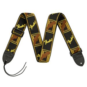 Fender Monogrammed Strap black/yellow/brown - Slika 1