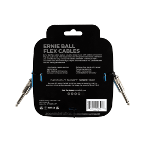 Ernie Ball 6412 Flex Blue 3m instrumentalni kabel - Slika 2
