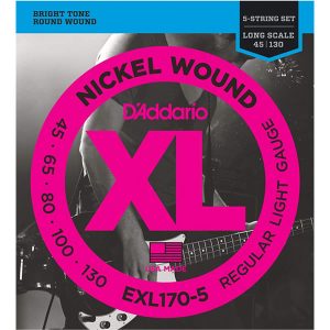 Daddario EXL170-5 45-130 žice za bas gitaru 5 žica