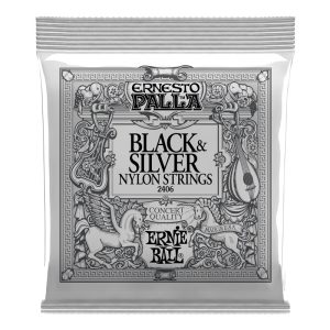 Ernie Ball 2406 Ernesto Pall Black Silver 28-42 žice za klasičnu gitaru