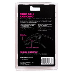 Ernie Ball 9600 Axis Black kapodaster za akustičnu/električnu gitaru - Slika 3