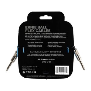 Ernie Ball 6412 Flex Blue 3m instrumentalni kabel - Slika 2
