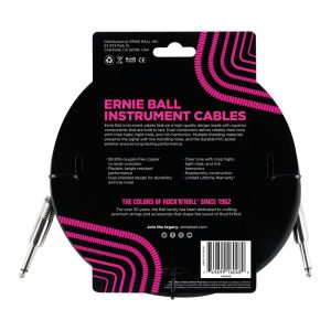 ERNIE BALL 6048 Black 3m instrumentalni kabel - Slika 2