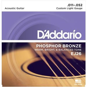 Daddario EJ26 11-52 Phosphor Bronze žice za akustičnu gitaru