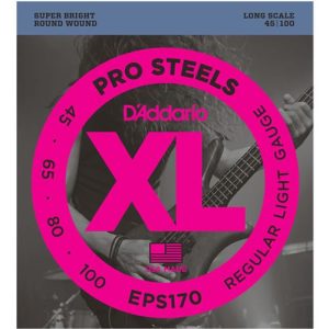Daddario EPS170 Pro Steels 45-100 žice za bas gitaru