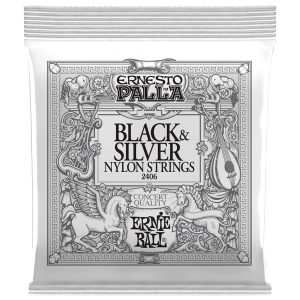 Ernie Ball 2406 Ernesto Pall Black Silver 28-42 žice za klasičnu gitaru