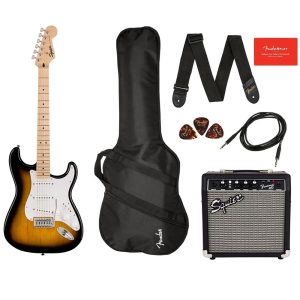 Squier Sonic Stratocaster Pack 2TBS električna gitara Set