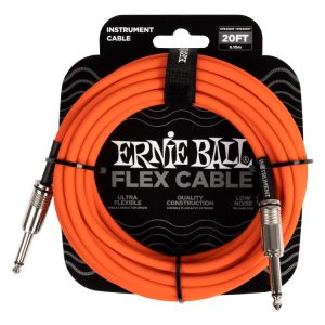 Ernie Ball 6421 Flex Orange 6m instrumentalni kabel